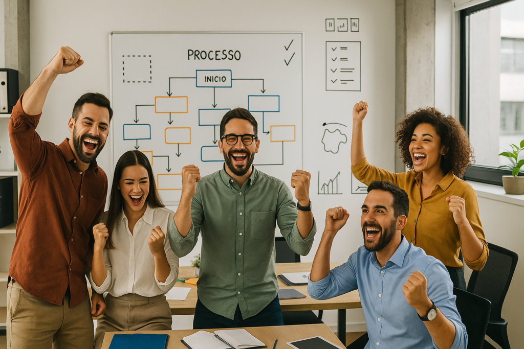 Mapeamento de processos PMEs com método 5K